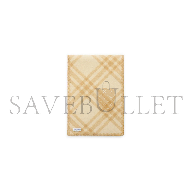 BURBERRY CHECK WOOL SCARF 81168881 (182*30cm)